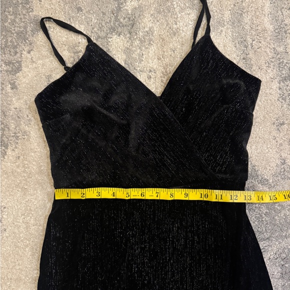 Women’z Mi Ami Black Spaghetti Strap  Dress - Picture 5 of 7